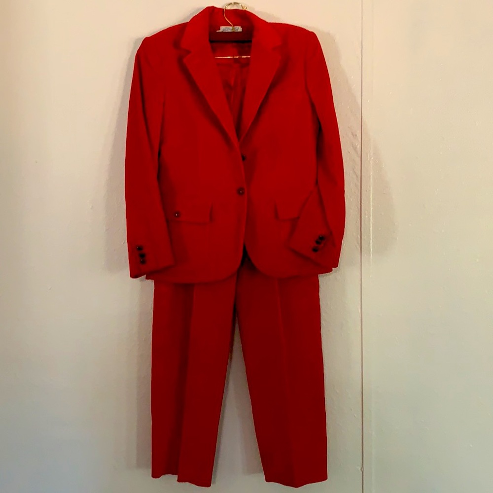 Vintage The Villager Corduroy Pant Suit